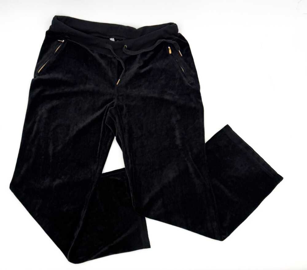 Rocawear Pants Womens 1X Velour Pull on Y2K Sweatpants Beaded Sexy Since 1999
